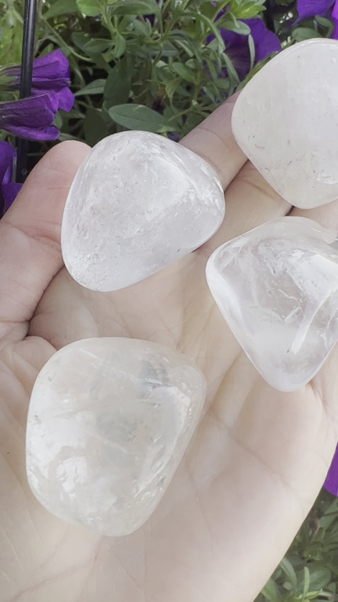 Extra-Large Clear Quartz Tumbled – GEMVITALITY